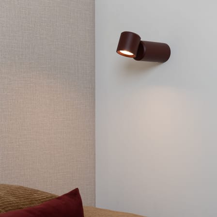 Milan LED Wireless rechargeable lamp metal red / Wall light - Orientable - It's about Romi