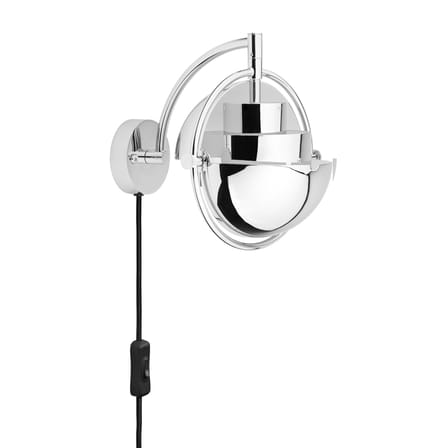 Applique avec prise Multi-Lite métal / Modulable & orientable - Louis Weisdorf, 1972 - Gubi