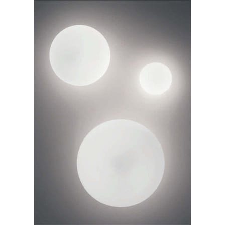 Applique d'extérieur Dioscuri verre blanc / Plafonnier - Artemide