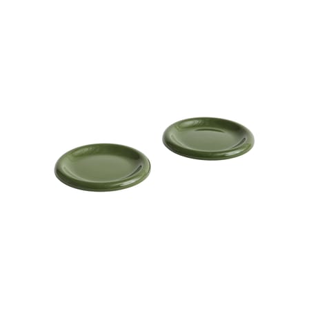Set de 2 assiettes à dessert Barro céramique / Ø 18 cm - Hay