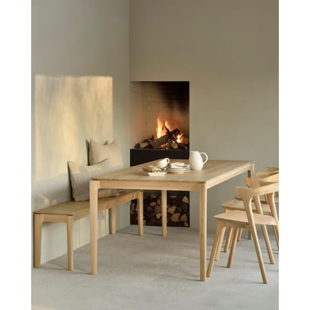 Banc Bok bois naturel / L 186 cm - Chêne massif - Ethnicraft