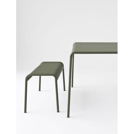 Banc Palissade métal vert / L 120 cm - Bouroullec, 2016 - Hay