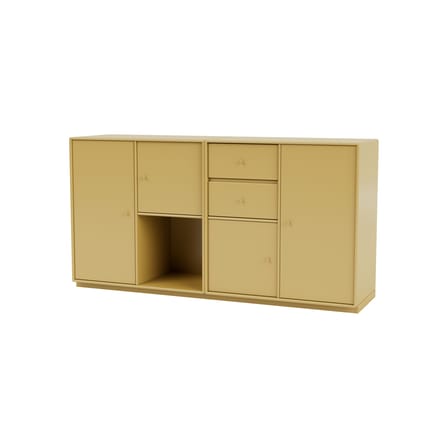 Buffet Couple bois jaune / L 139.2 x P 38 x H 72,6 cm - MONTANA