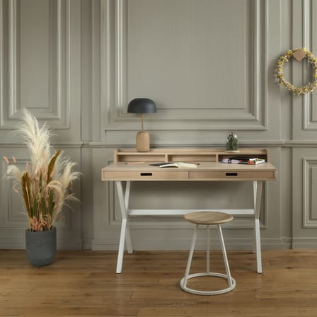 Bureau Hyppolite bois naturel / L 120 x P 56 cm - Hartô
