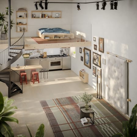 Canapé convertible Hooked / L 135 cm - Modulable 3 positions - KARUP DESIGN