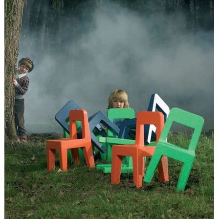 Chaise enfant Seggiolina Pop bleu / Enzo Mari 2005 - Magis