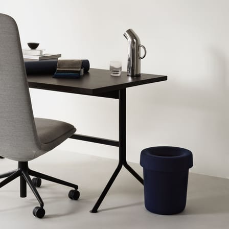 Corbeille à papier Hide tissu bleu / Feutre recyclé - Normann Copenhagen
