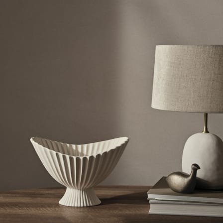 Coupe Fountain Medium céramique blanc / 28 x 24 x H 19 cm - Ferm Living