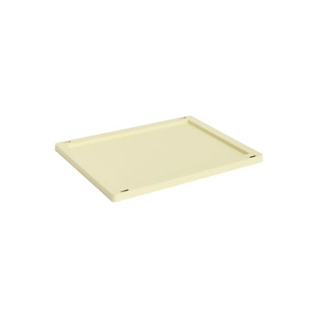 Couvercle  plastique jaune / Pour panier Colour Crate Medium 27 x 35 cm - Hay