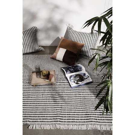 Cuscino per esterno Way tessuto blu / 70 x 50 cm - Bottiglie di plastica riciclata - Ferm Living
