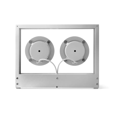 Enceinte Bluetooth Small transparente / L 26 x H 20 cm - Verre trempé - Transparent Speaker