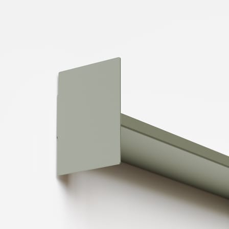 Étagère Pli Slim métal vert / L 45 x P 10 cm - TIPTOE