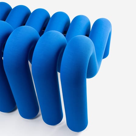 Canapé droit Extra Bold Sofa / 2 places - L 148 cm (8 tubes) - Moustache
