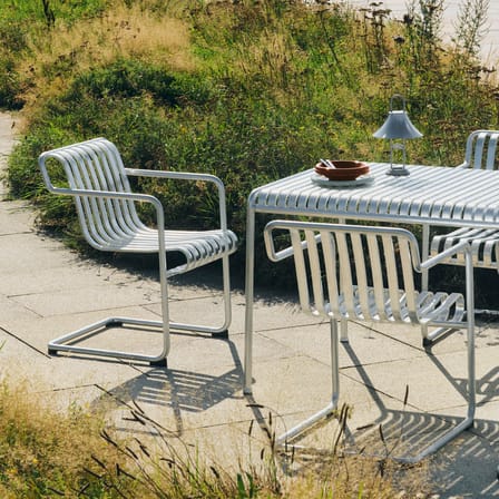 Fauteuil de repas Palissade Cantilever métal / Large - Hay