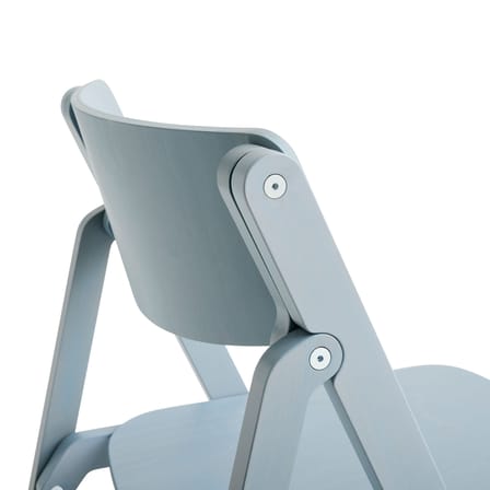 Backflip Folding chair wood blue - Hay