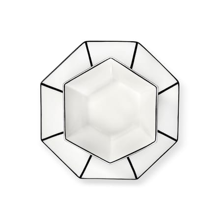 Glasteller Carte Blanche keramik weiß / Set von 2 - Ø 18.5 cm - Serax