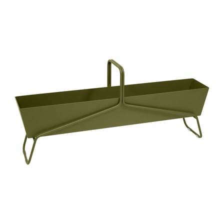 Jardinière Basket métal vert longue / L 119 x H 54 cm - Fermob