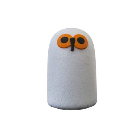 Lampe sans fil rechargeable Linnut Sulo LED Small plastique blanc / H 21 cm - By Oiva Toikka - Magis
