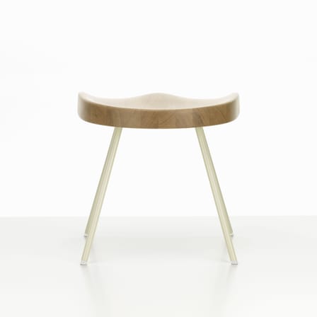 N° 307 Stool natural wood / Jean Prouvé (1951 - Vitra
