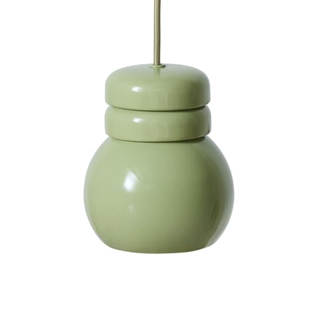 Suspension Bulb céramique vert / Ø 13 x H 15,2 cm - HK LIVING