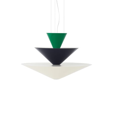 Suspension Gio LN14 métal vert / LED - Ø 60 x H 39 cm - &tradition