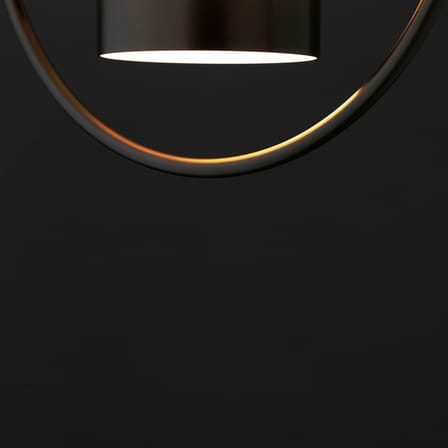 Suspension Multi-Lite Small métal noir / Ø 25 cm - Modulable & orientable / Réédition 1972 - Gubi
