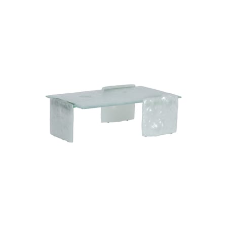 Table basse Opalia verre transparent / 113 x 71 x H 35 cm - Glas Italia