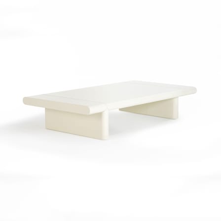 Table basse Zavolo 790 bois blanc / 84 x 120 cm - Zanotta