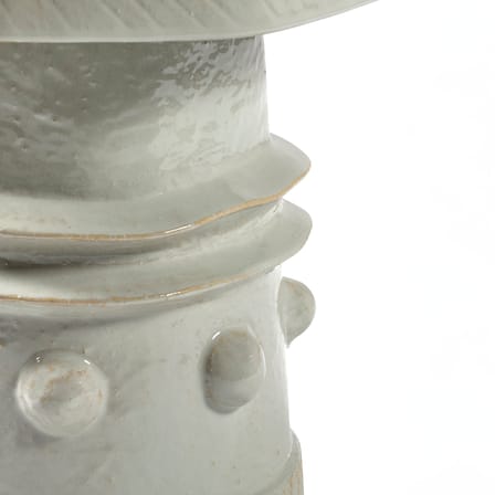 Table d'appoint Clara 08 céramique gris / Ø 39 x H 37 cm - Serax