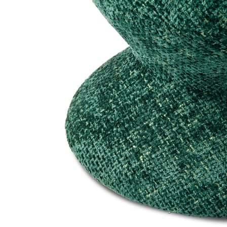 Tabouret rembourré Zig Zag Soft tissu vert - Pols Potten