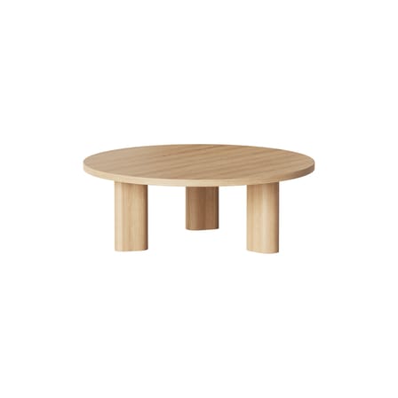 Tavolino Galta Forte legno naturale / Ø 100 x H 36 cm - KANN DESIGN