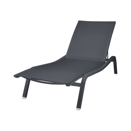 Transat inclinable empilable Alizé XS métal noir / larg. 72 cm - 3 positions - Fermob