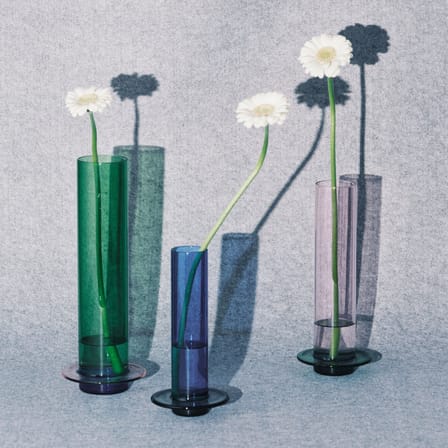 Vase Mix Glass Towers verre vert / Large - H 32,5 cm - Serax