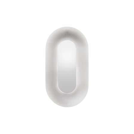 Applique Sasi Small métal argent / LED - H 29 cm - NUURA