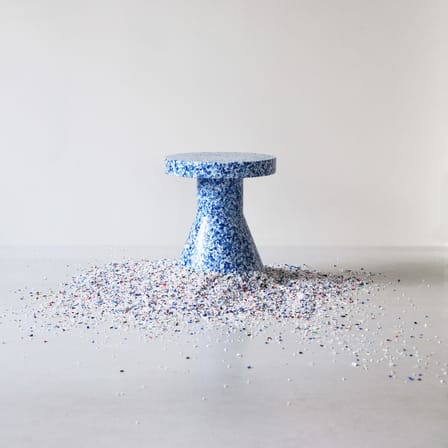 Table d'appoint Bit Cone / Table d'appoint - Plastique 100% recyclé / Ø 36 cm - Normann Copenhagen