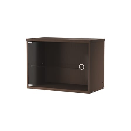 Caisson / 1 porte vitrée battante - L 58 x P 30 x H 42 cm - String Furniture