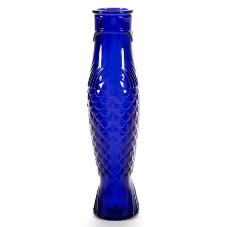 Carafe Fish & Fish verre bleu / 85 cl - Serax