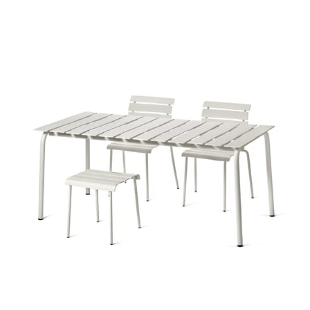 Chaise empilable Aligned métal blanc / By Maarten Baas - Aluminium - valerie objects