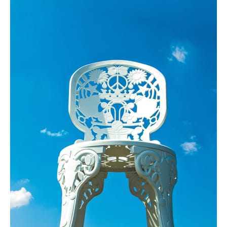 Chaise Industry Garden métal blanc / ajouré - Studio Job, 2016 - Seletti