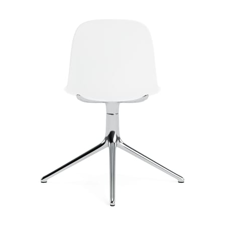 Chaise pivotante Form 4L plastique blanc - Normann Copenhagen