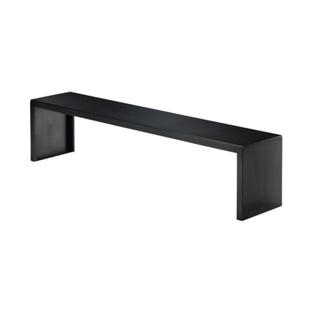 Banc Big Irony métal noir / L 130 cm - Zeus