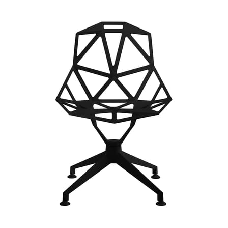 Fauteuil pivotant Chair One 4Star métal noir - Magis