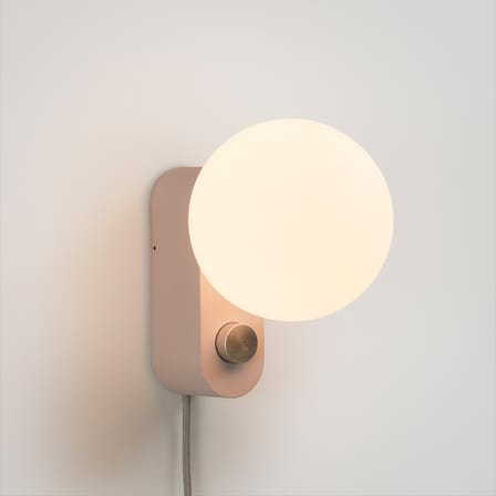Lampe de table Alumina métal rose / Applique - TALA