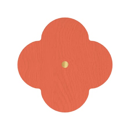 Patère Andrée bois orange Large / Ø 10 cm - Hartô