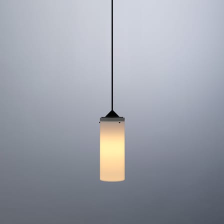 Tobo Porcelaine P250 Pendant ceramic white / Ø 10 x H 25 cm - DCW éditions