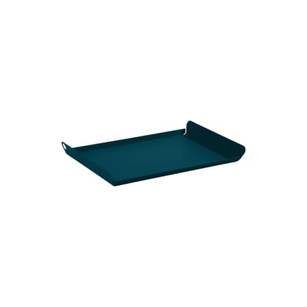 Plateau Alto métal bleu / Acier - 36 x 23 cm - Fermob