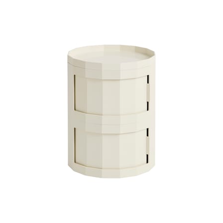 Rangement Facet Low / H 49 cm - 2 portes / Avec roulettes - Hay