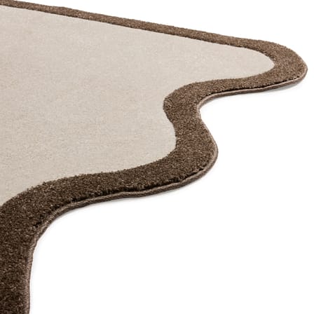 Not Straight Small Rug textile beige / 160 x 230 cm - Fatboy