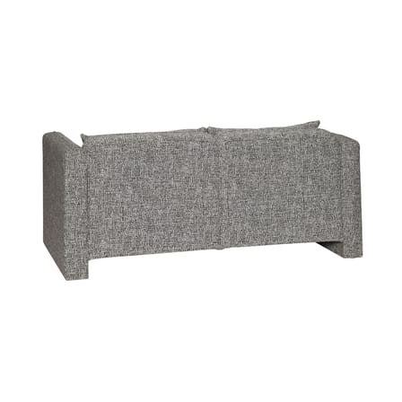 Sofa 2 Sitzer Soba textil grau / L 178 cm - HÜBSCH