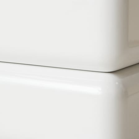 Table basse Space bois blanc / 60 x 60 x H 32 cm - HK LIVING